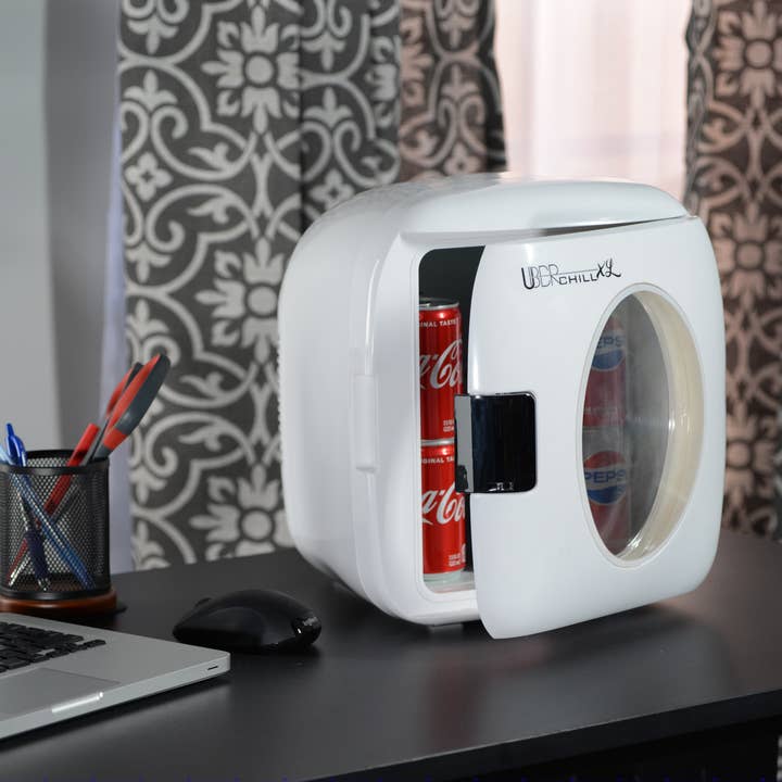 Uber Appliance – Mini frigorífico/frigorífico portátil por atacado – 12 Can Mini Geladeira Pessoal Uber Appliance Uber Chill13