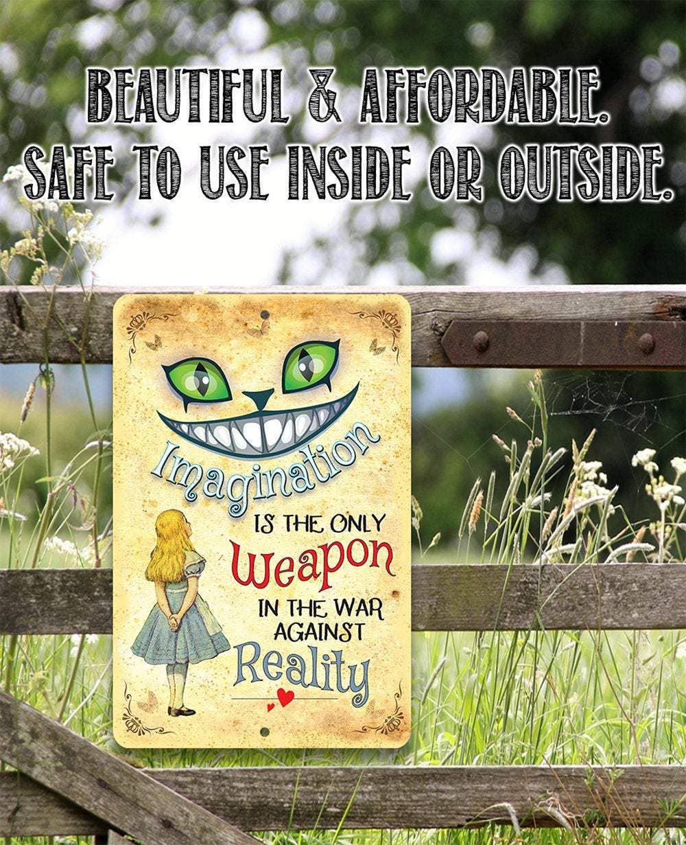 Lone Star Art Metal Signs - Wholesale Sign - Alice in Wonderland - Imagination - Metal Sign6