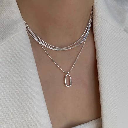 happyzzzsu - Wholesale Jewelry Set - 4 Multi-Layer Layered Necklace Set7