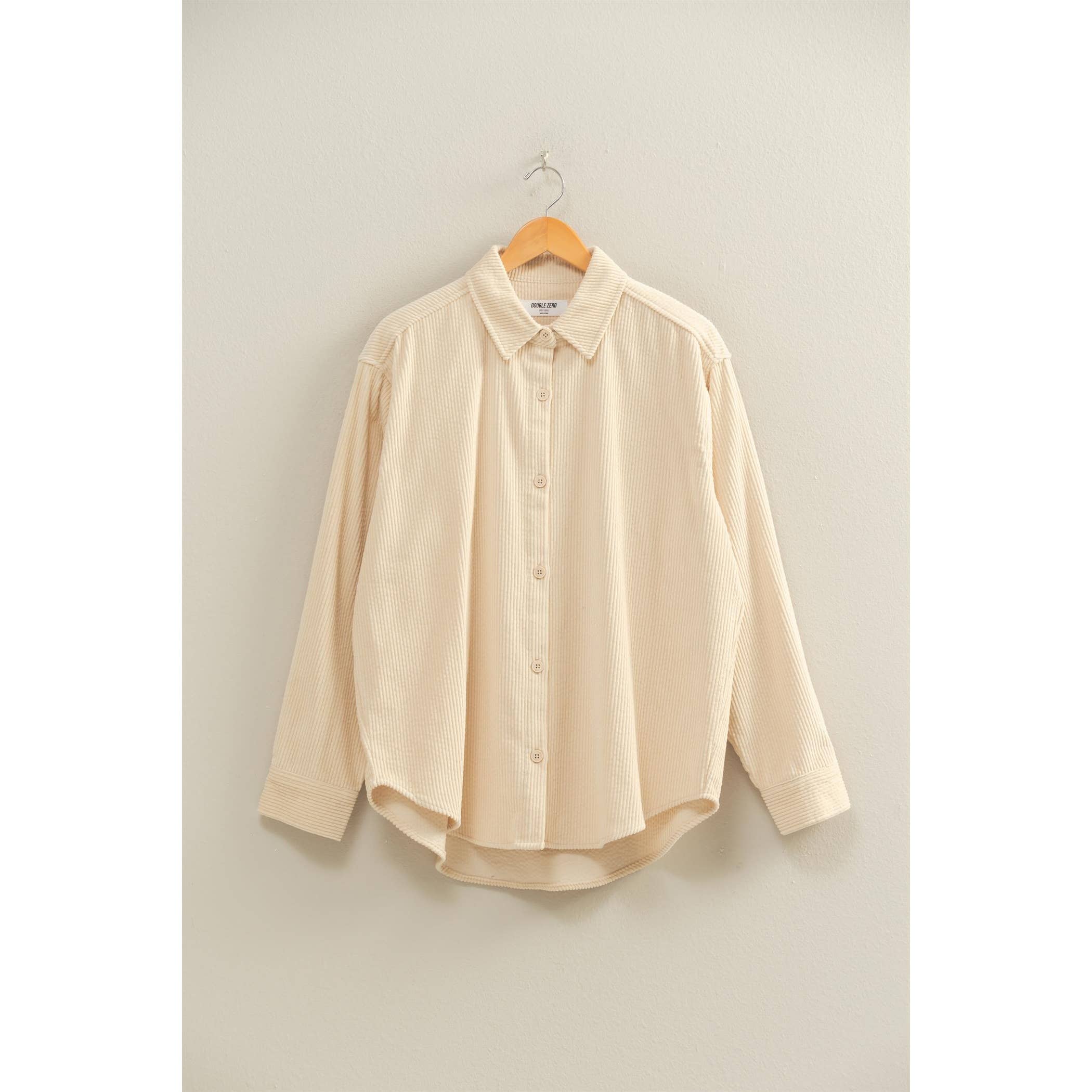 HYFVE - Wholesale Button Down Shirt - Women's - Relaxed-fit Contemporary Corduroy Shirt6