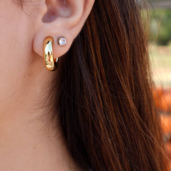 Hartjoy - Wholesale Hoop Earrings - Everyday Gold Hoops1