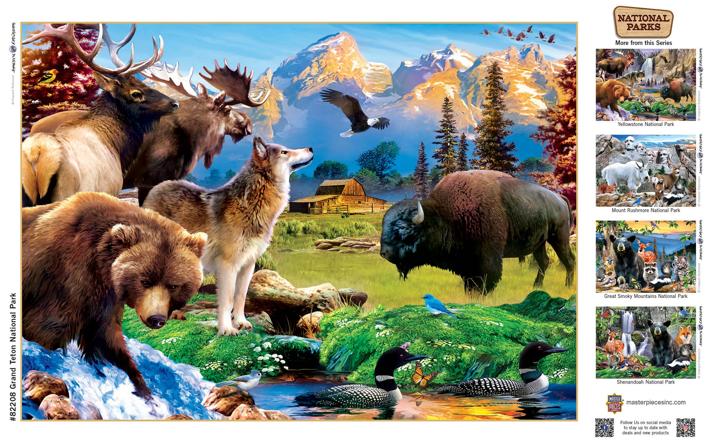 Masterpieces Puzzles - Vente Puzzle – adulte - Puzzle de 500 pièces du parc national de Grand Teton3