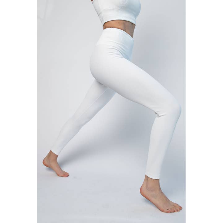 Rae Mode - Wholesale Fashion Leggings - Women's - NYLON RIB YOGA LEGGINGS45