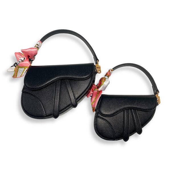 Doe a Dear - Wholesale Purse/Bag Accessory - Kids - B1309 & B1342 Saddle Purse w/ Scarf (6 Colors)0