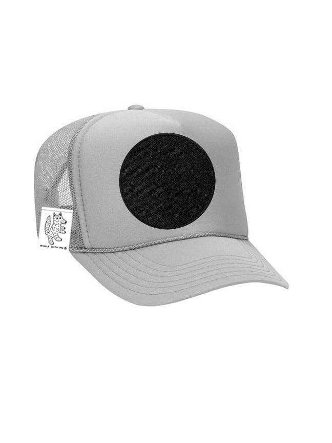 Light Gray ADULT Customizable Trucker Hat, Patches Sold Separately (Gray) for wholesale on Faire