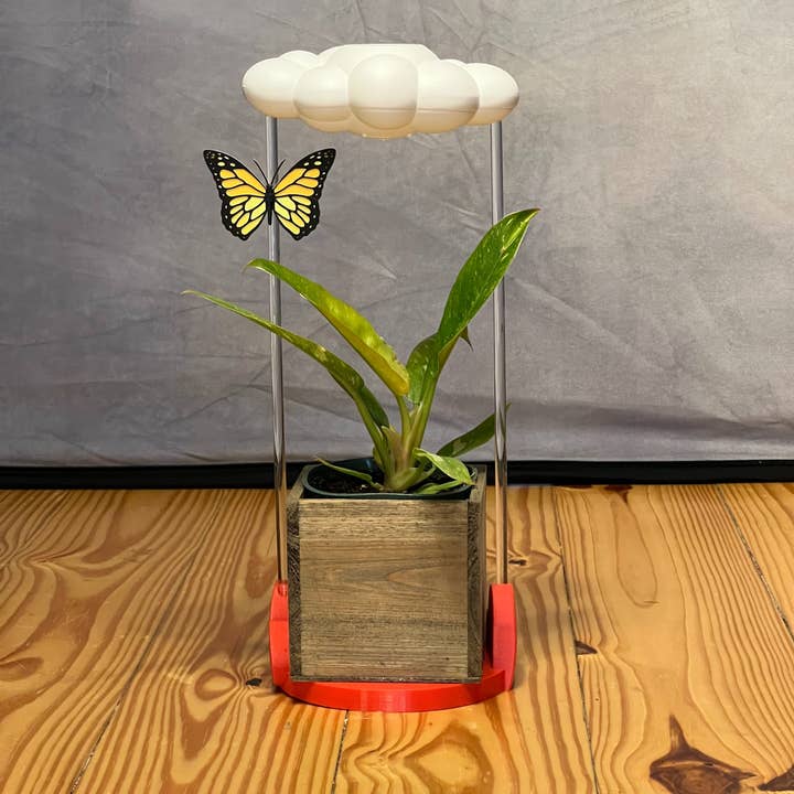 The Cloud Makers – wholesale Plant pot – Orange Butterfly Charm for Dripping Rain Clouds9