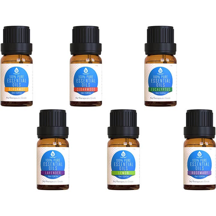 Pursonic – wholesale Essential oil – Pure Essential Aroma Oils. 6 Pack EO6PK