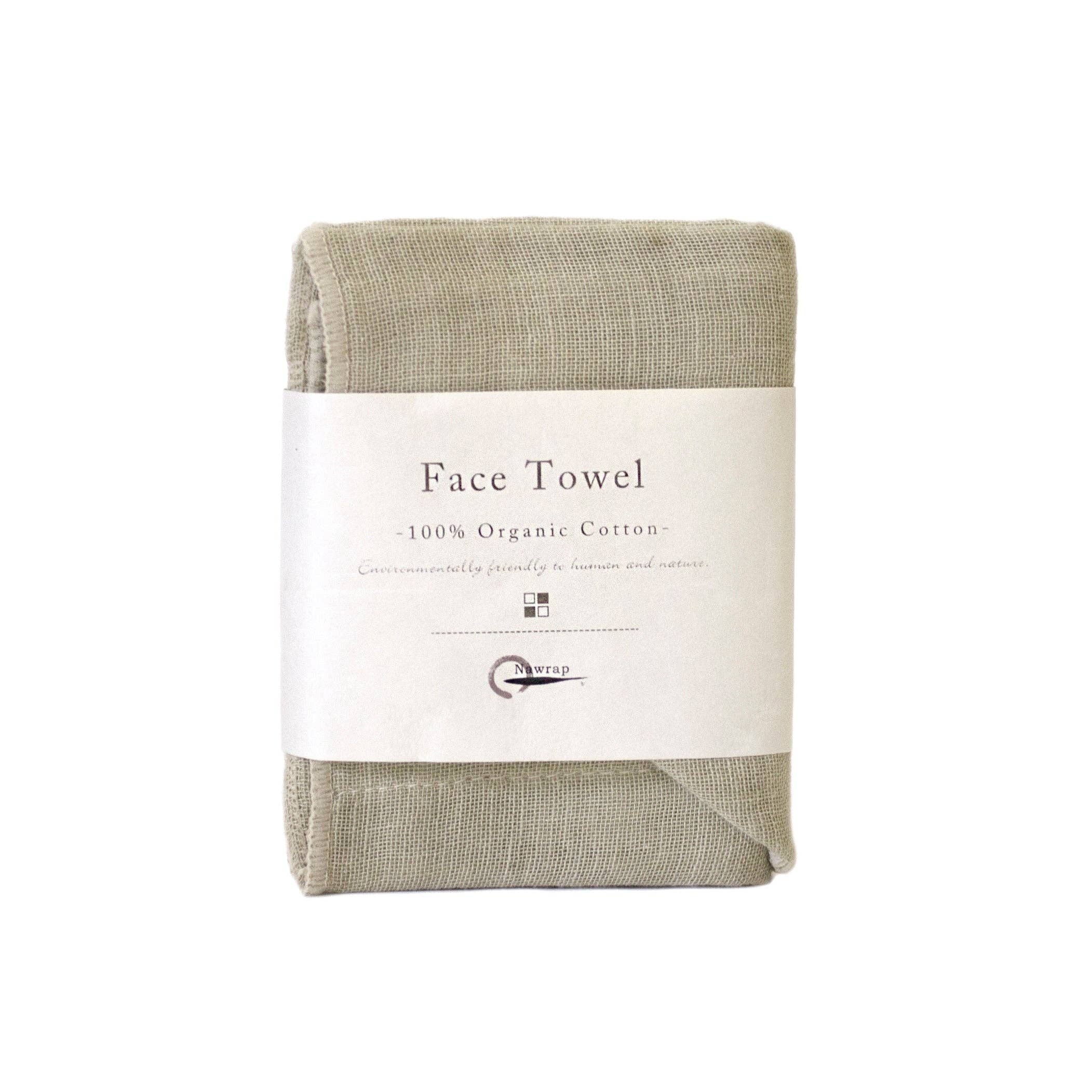 Made In Japan Tableware - Wholesale Bath Towel - Organic Cotton Face Towel - Green0