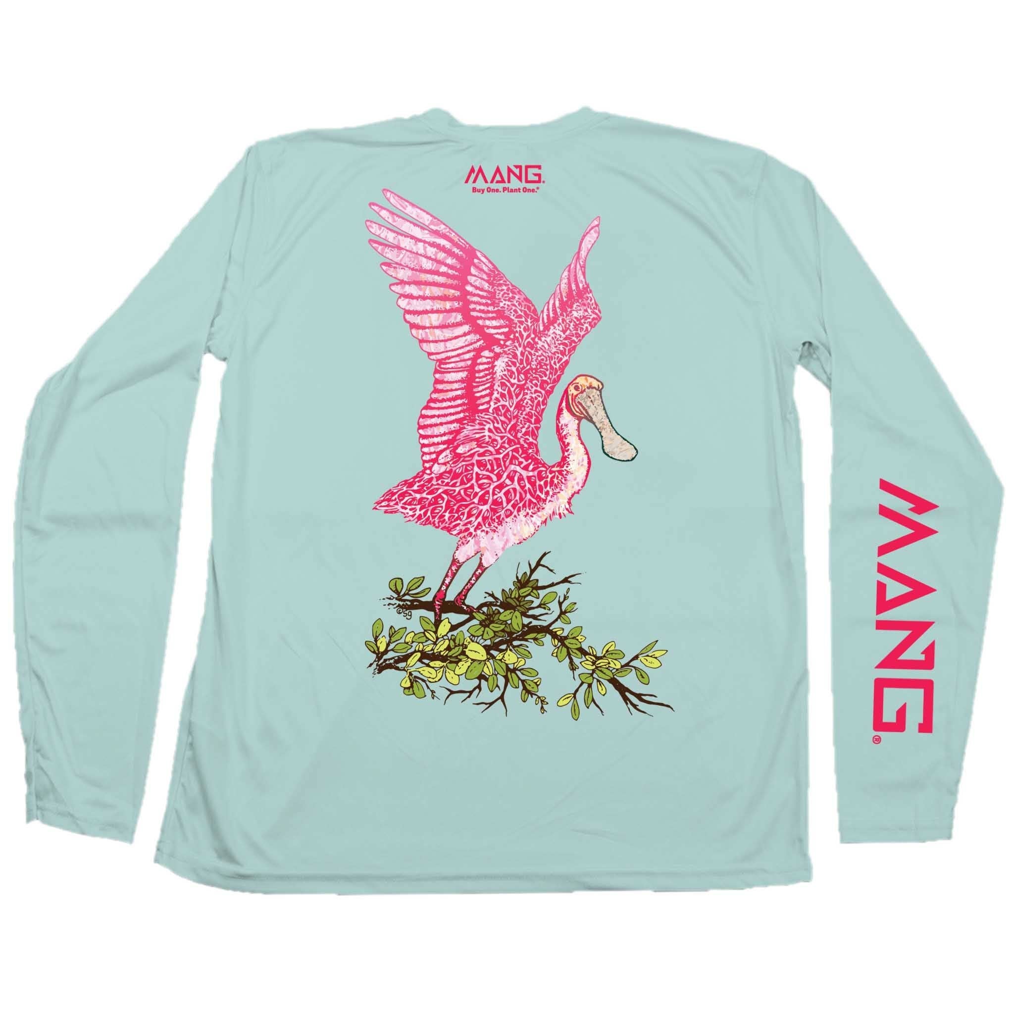 MANG - Wholesale Screen Printed T-Shirt - Unisex - Spoonbill MANG - LS0