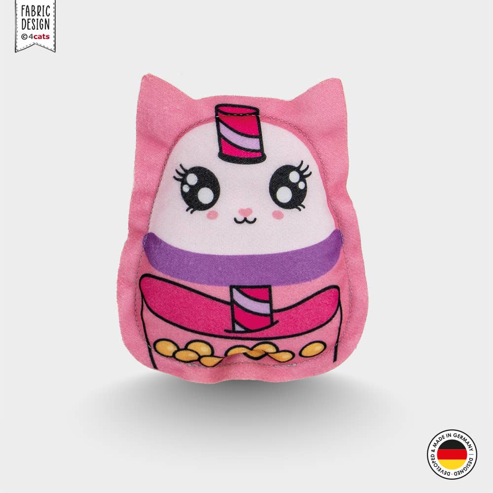 4cats Heimtierbedarf GmbH - Wholesale Pet Toy - Cat - 4cats Kawaii Food Collection - Bubble Tea Cat - 4 Pieces3