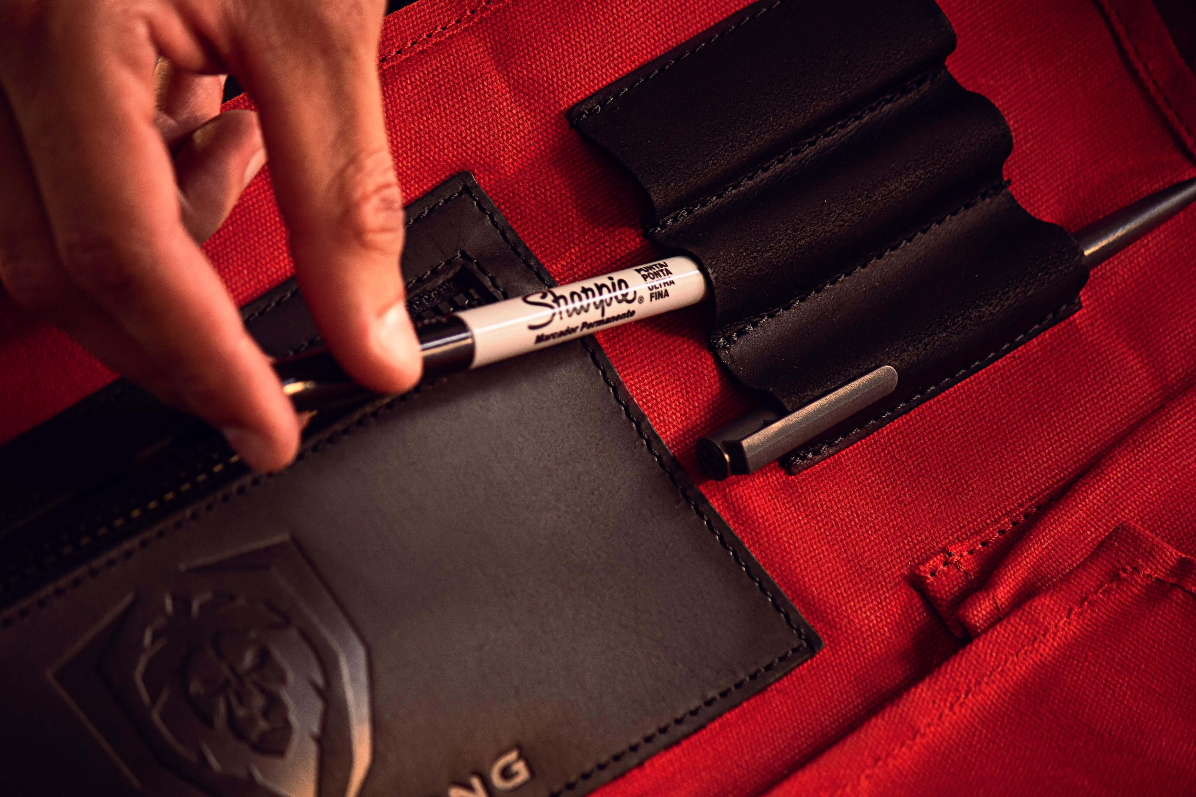 Dalstrong - Wholesale Kitchen/Utility Knife - 12oz Heavy Duty Canvas & Leather | Desert Drifter Brown | Nomad Knife Roll | Dalstrong ©23