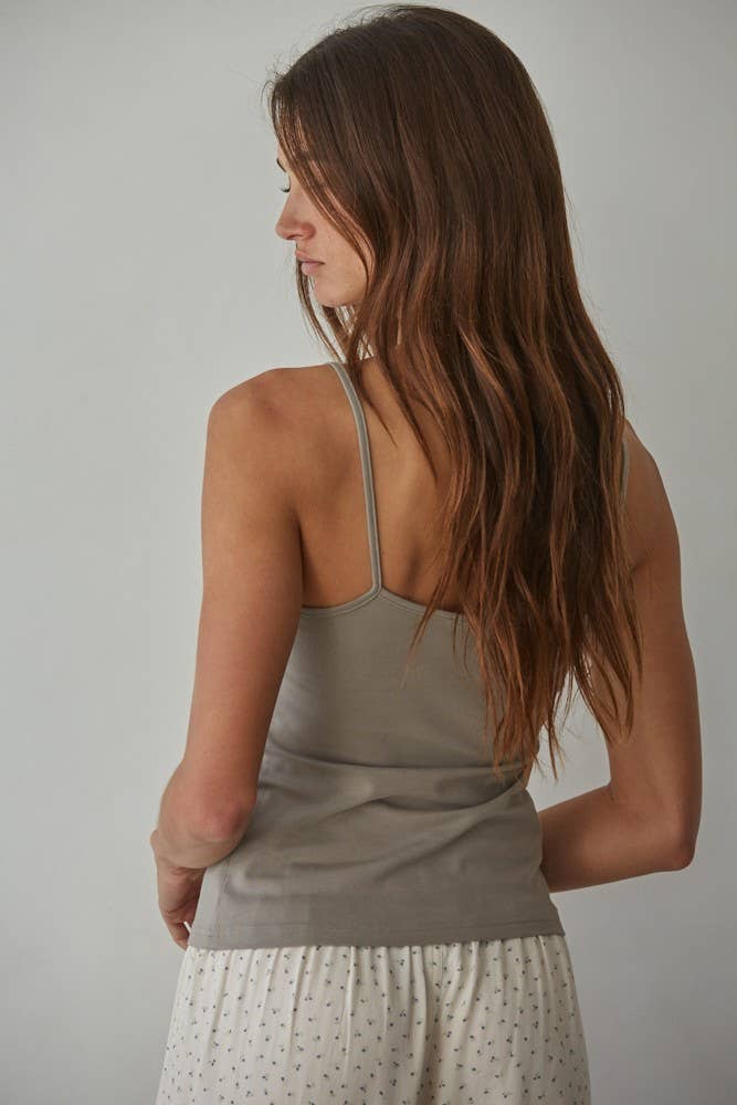 By Together - Wholesale Camisole - Women's - L8502 | Knit Cotton Spandex Jersey V-Neck Cami Top7