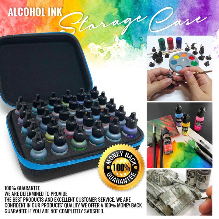 Pixiss - Wholesale Craft Supplies - PIXISS Alcohol Ink Storage Case - For Round Bottles