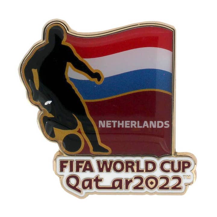 2022 FIFA World Cup Nederländska landflaggan Lapel Pin för wholesale av Honav USA