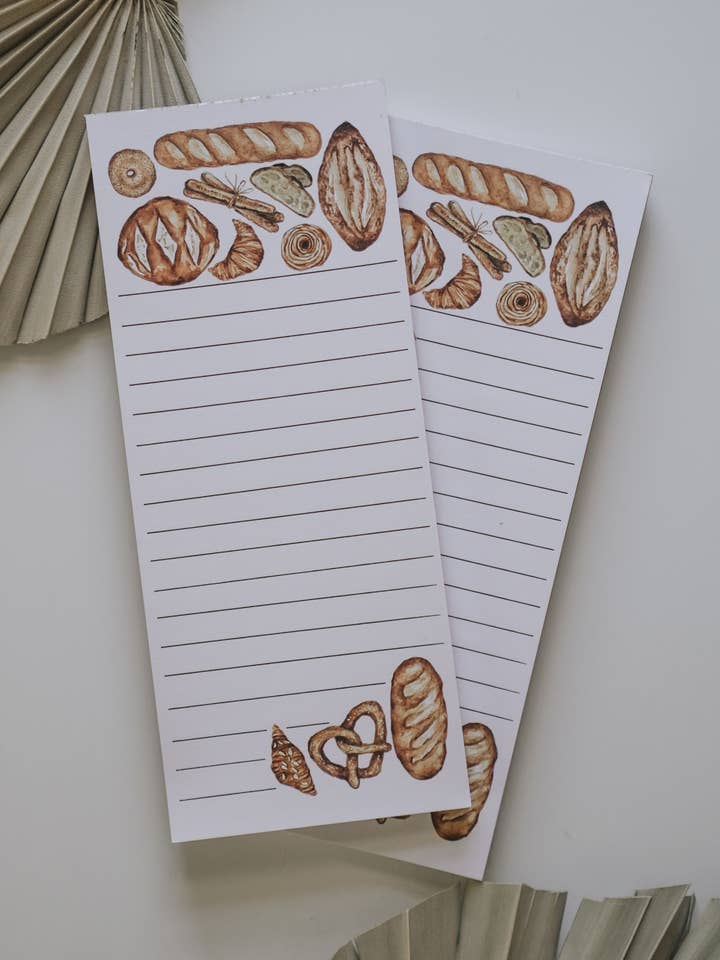 Baked Goods Sourdough Notepad for wholesale by MacaelaMade