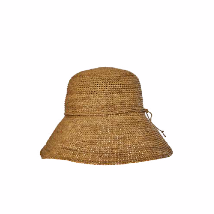 SANS-ARCIDET PARIS – wholesale Stråhatt – Dam – SANS-ARCIDET PARIS mjuk solhatt i raffia med brätte0