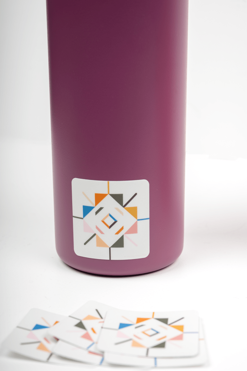 Meaford Pattern Press - Wholesale Sticker - Gertrude's Star Quilt Block Sticker1