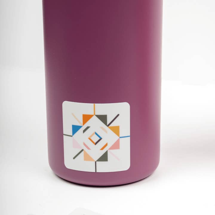 Meaford Pattern Press - Wholesale Sticker - Gertrude's Star Quilt Block Sticker1