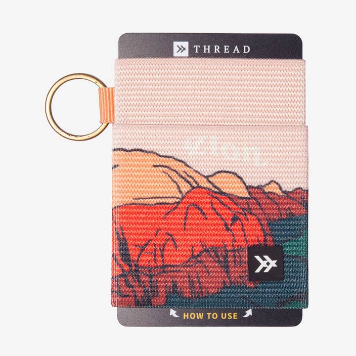 Red Green Orange Zion Elastic Wallet for wholesale on Faire0