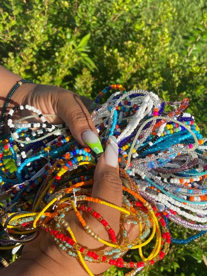 Screw On Waistbeads for wholesale by Bree’s Beadz