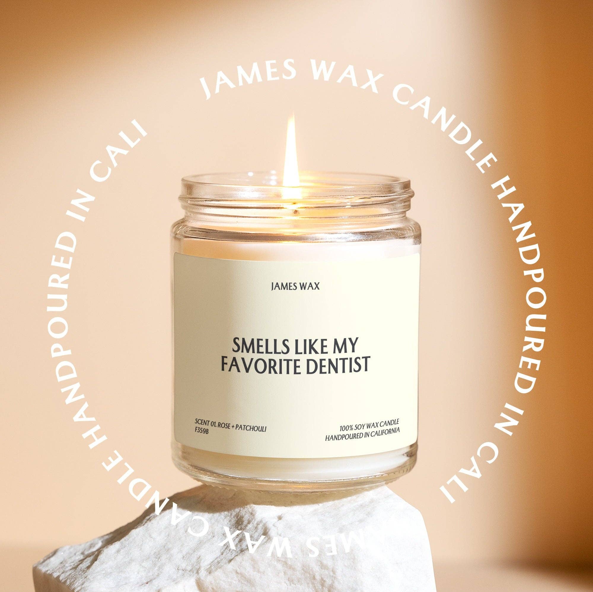 James Wax - Wholesale Jar/Filled Candle - Dentist Gift Favorite Dentist Candle F359B2