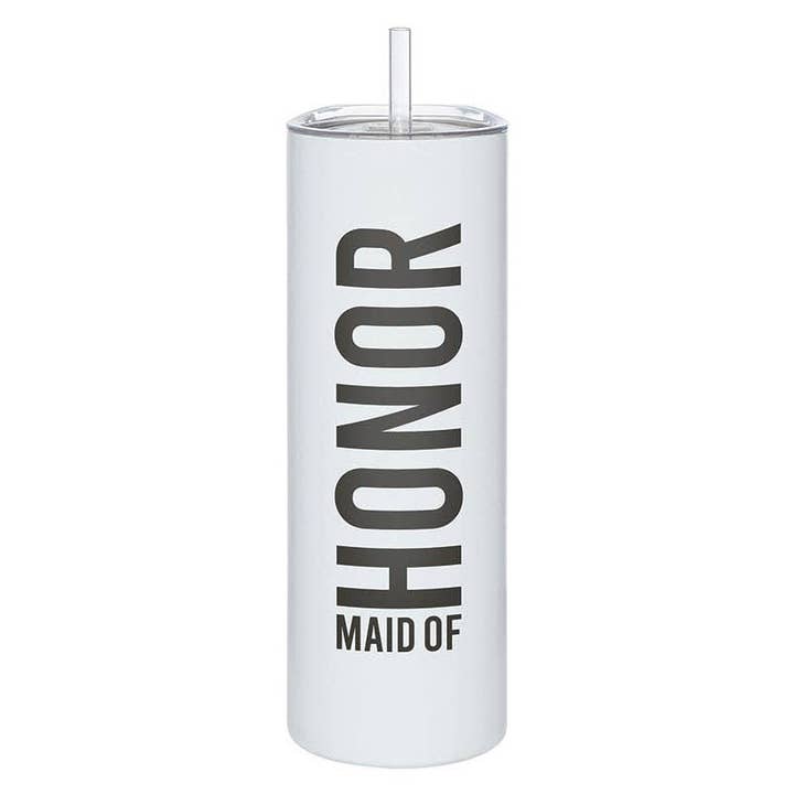 Matte Skinny Tumbler - Maid of Honor for wholesale by Angle