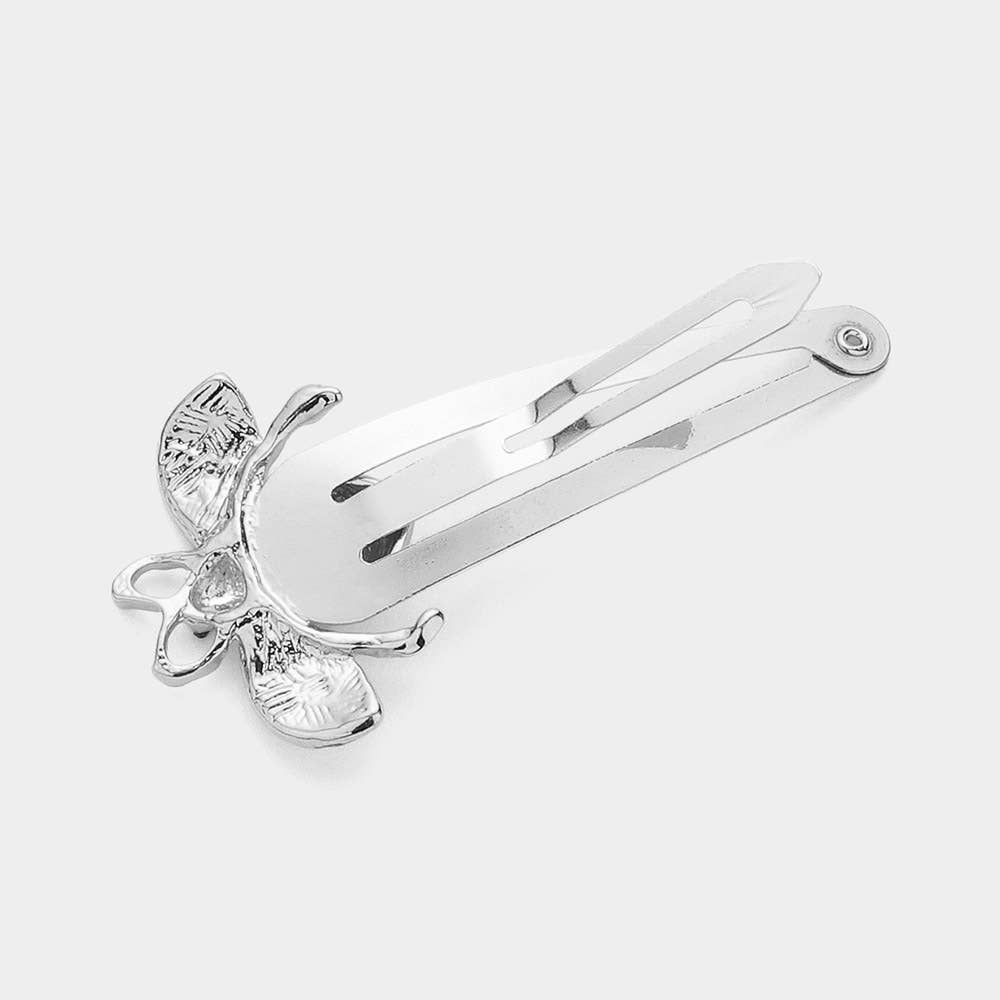 Sensibling Corp. - Wholesale Hair Clip - Women's - Stone Paved Bee Pointed Snap Hair Clip1