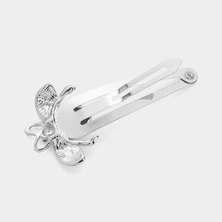 Sensibling Corp. - Wholesale Hair Clip - Women's - Stone Paved Bee Pointed Snap Hair Clip1