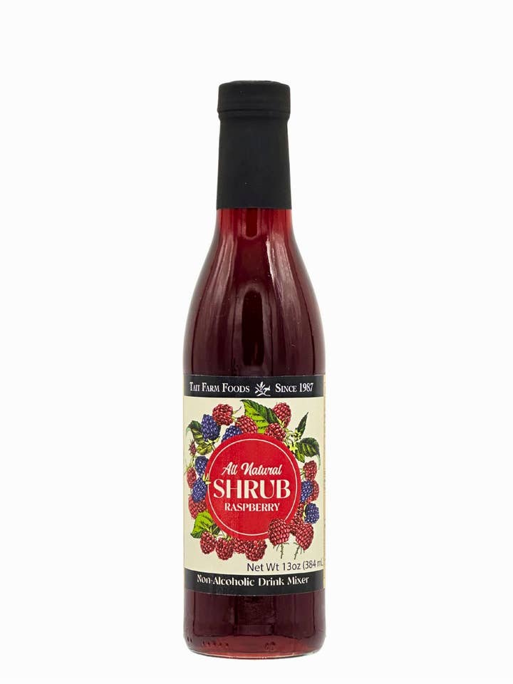 Raspberry Shrub for wholesale by Tait Farm Foods