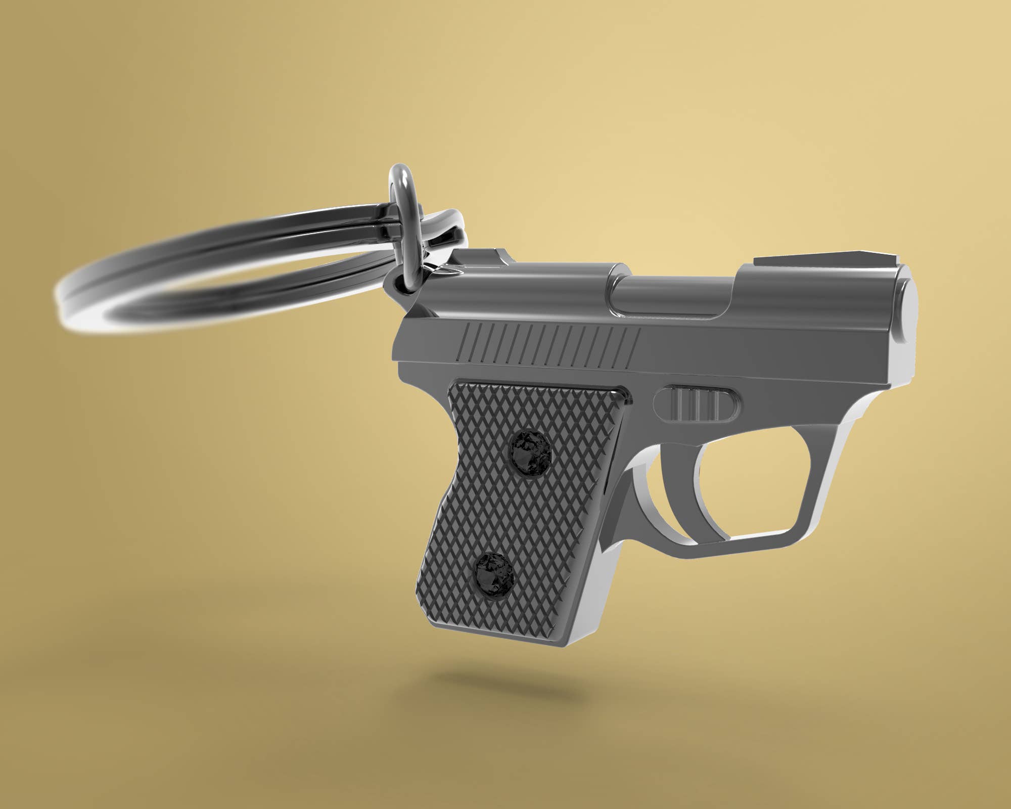 Anew International Corp. - Wholesale Keychain - Unisex - GANGSTA (PISTOL) KEYRING2