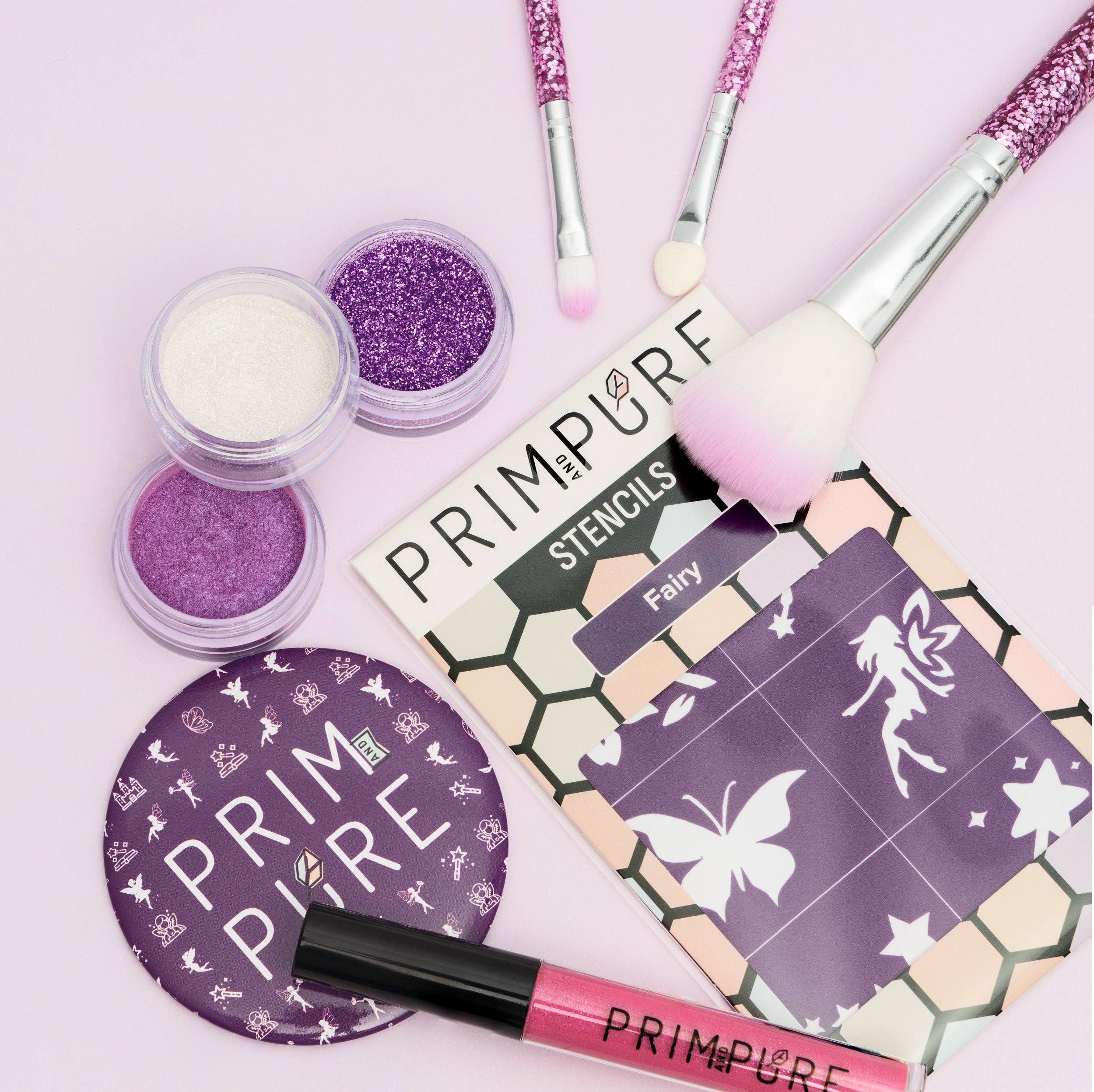 Prim and Pure - Wholesale Kids Makeup - Kids - Kids Mineral Makeup Stencil Starter Gift Set5