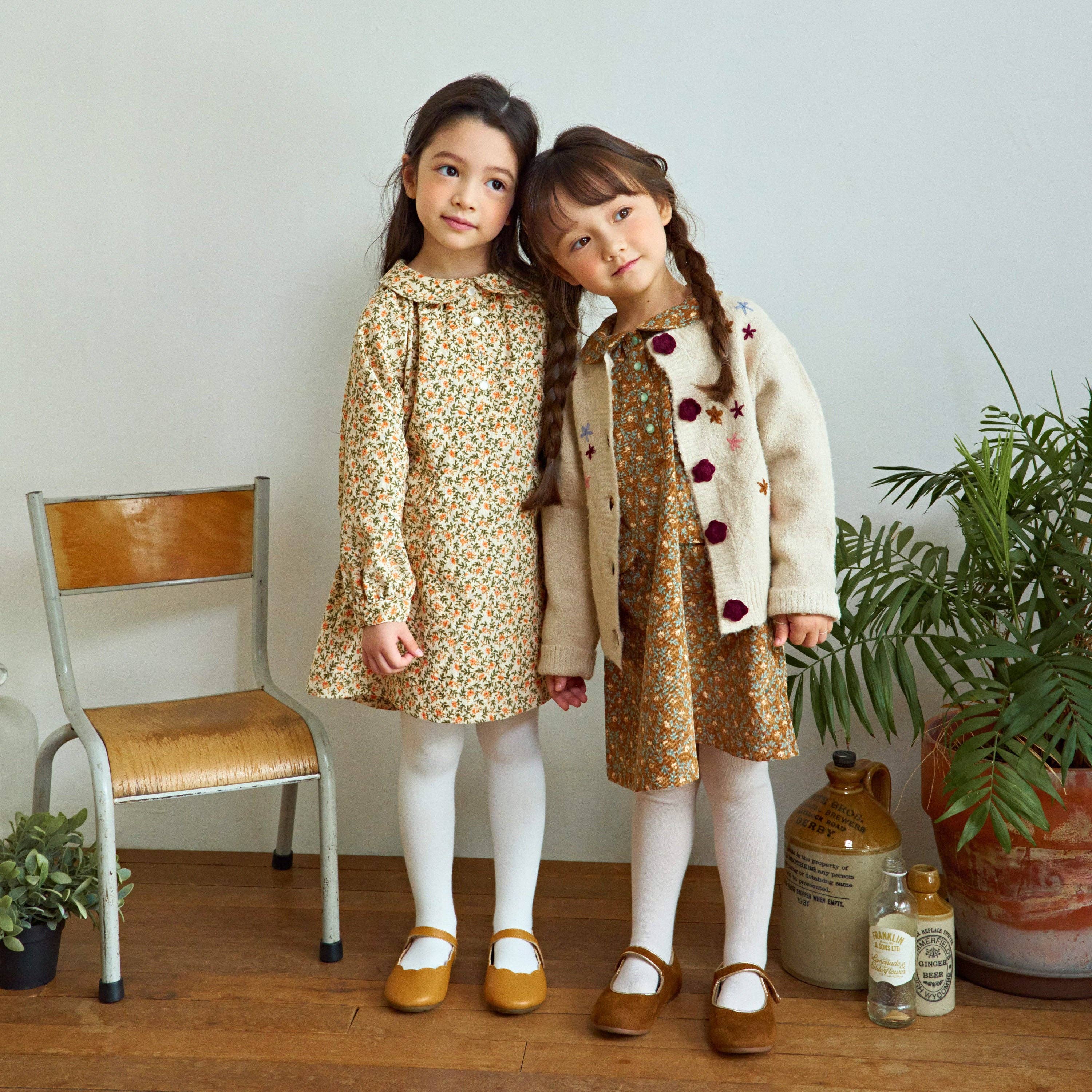 ToTo Heros - Wholesale Cardigan - Kids - Floras Embroidery Knit Cardigan4