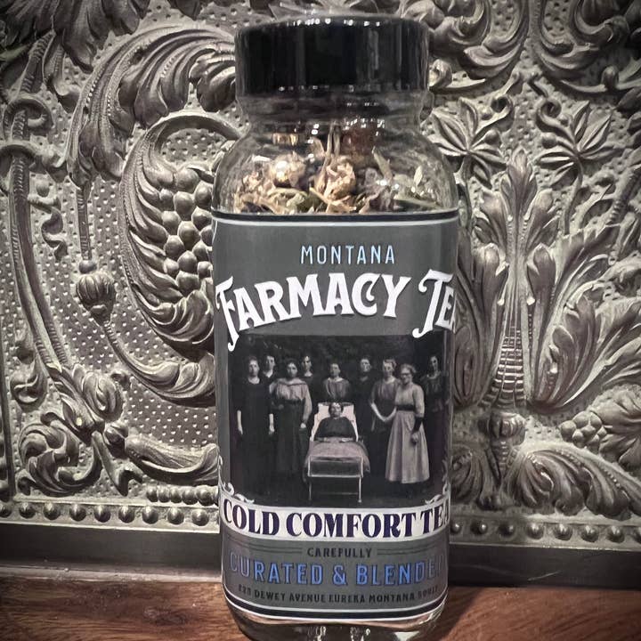 Cold Comfort Vintage Recipe Herbal Tea for wholesale by Montana Farmacy