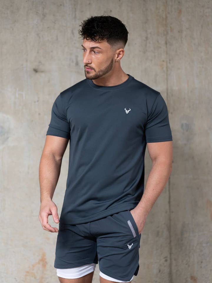 Pantaloncini Cerus Grey Proctor 2 in 1 per la vendita all'ingrosso da parte di Cerus Clothing