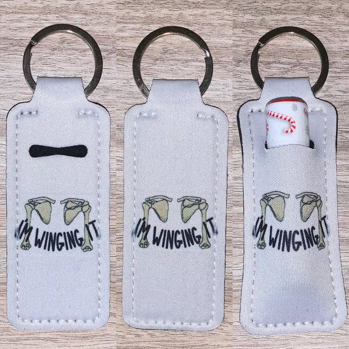 Jag bevingar det medicinsk humor chapstick/läppstifthållare för wholesale av Stand Tall Giraffe Crafts