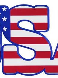 Metal Usa Standard Flag Sign for wholesale by Amber Marie & Company