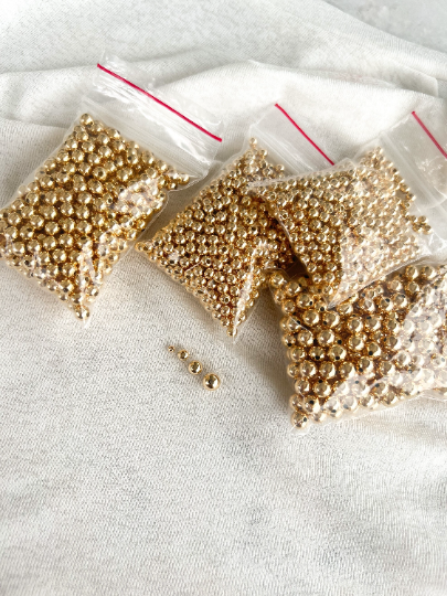 Js Wholesale Jewelry - Wholesale Beads - 14K Gold Filled Non Tarnish Spacer Beads,2.5mm Gold filled6