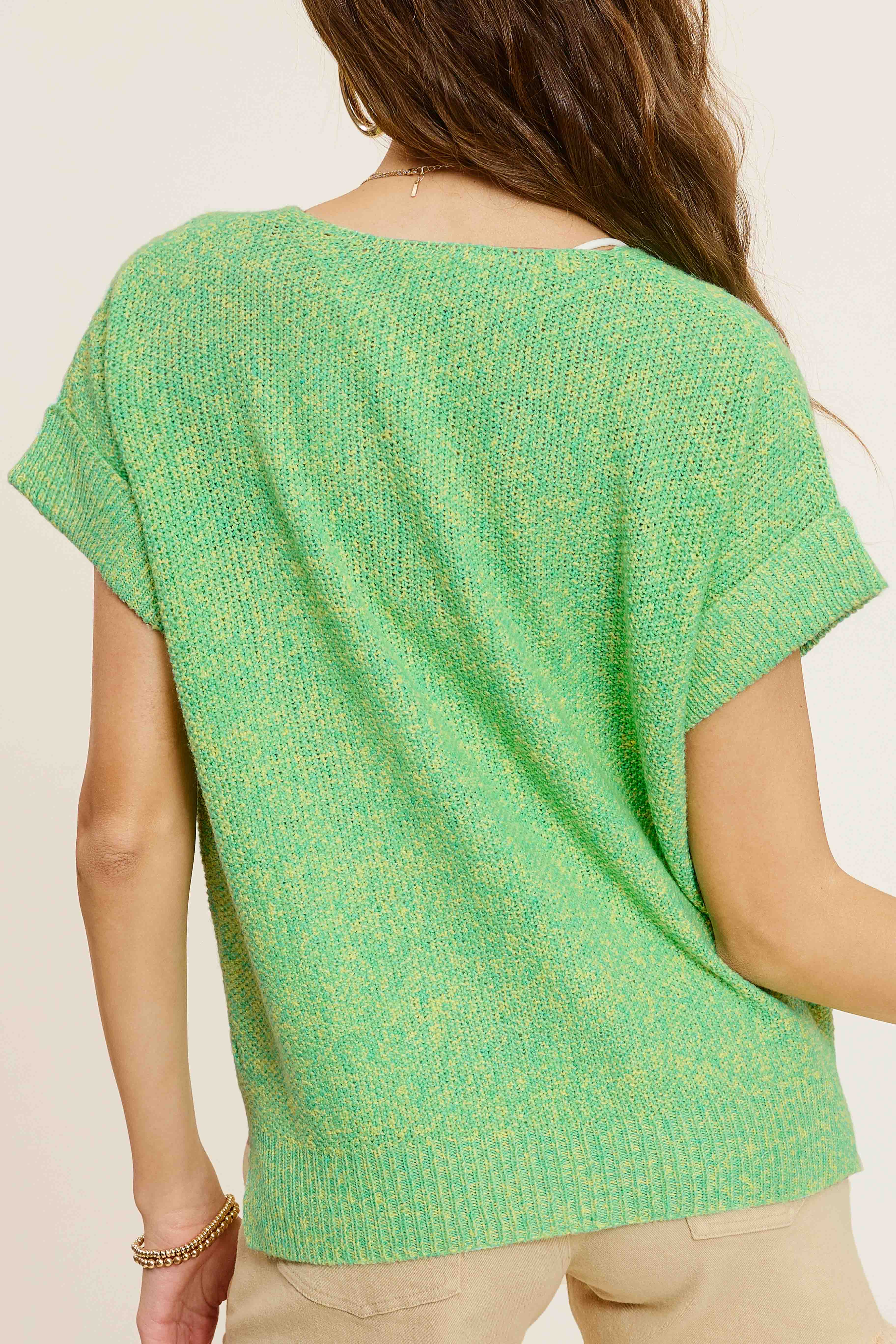 La Miel - Wholesale Knit Sweater - Women's - MCS3580-Soft Lightweight Loose Fit Textured Pullover Sweater15