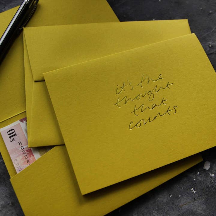 It's The Thought That Counts - Cash Card for wholesale by Text From A Friend