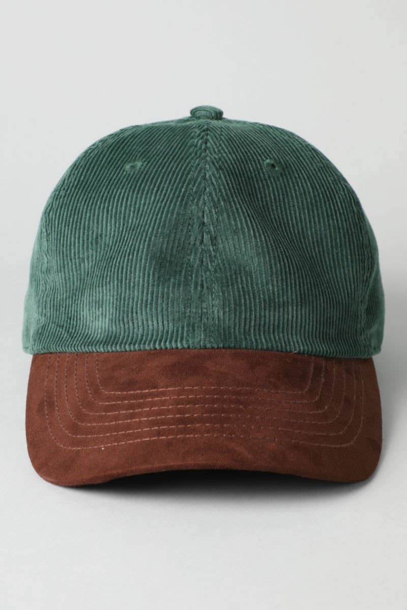 Fashion City – Engroshandel Baseballkasket - Unisex – Tofarvet kasket i fløjl med skygge i syntetisk ruskind14