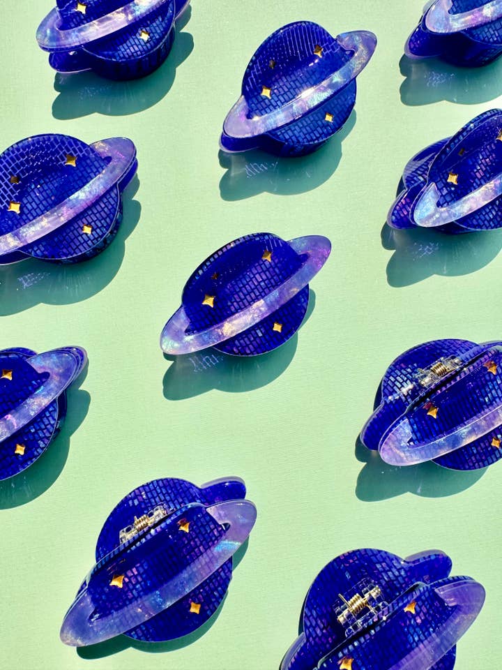 Planet Picasso Mini Hair Claw for wholesale by Not Picasso