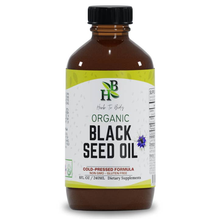 Herb To Body - Wholesale Oral Supplement/Vitamin - Organic Black Seed Oil (Cold-Pressed) - Bulk Wholesale Sizes20