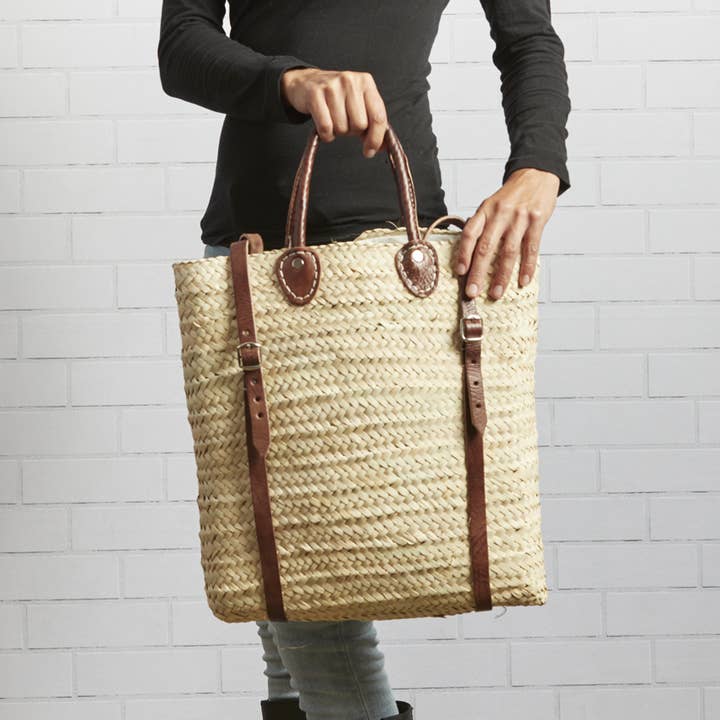 Verve Culture - Wholesale Backpack - Women's - Moroccan Shopping Basket Backpack