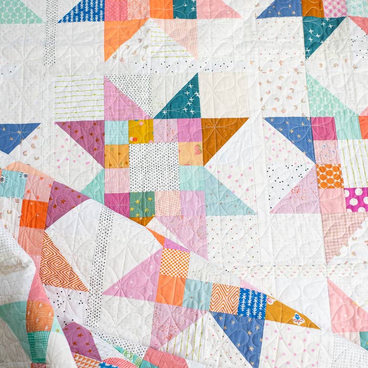 Quilty Love - Wholesale Knutselnaai-set - Quilty Stars papieren quiltpatroon5