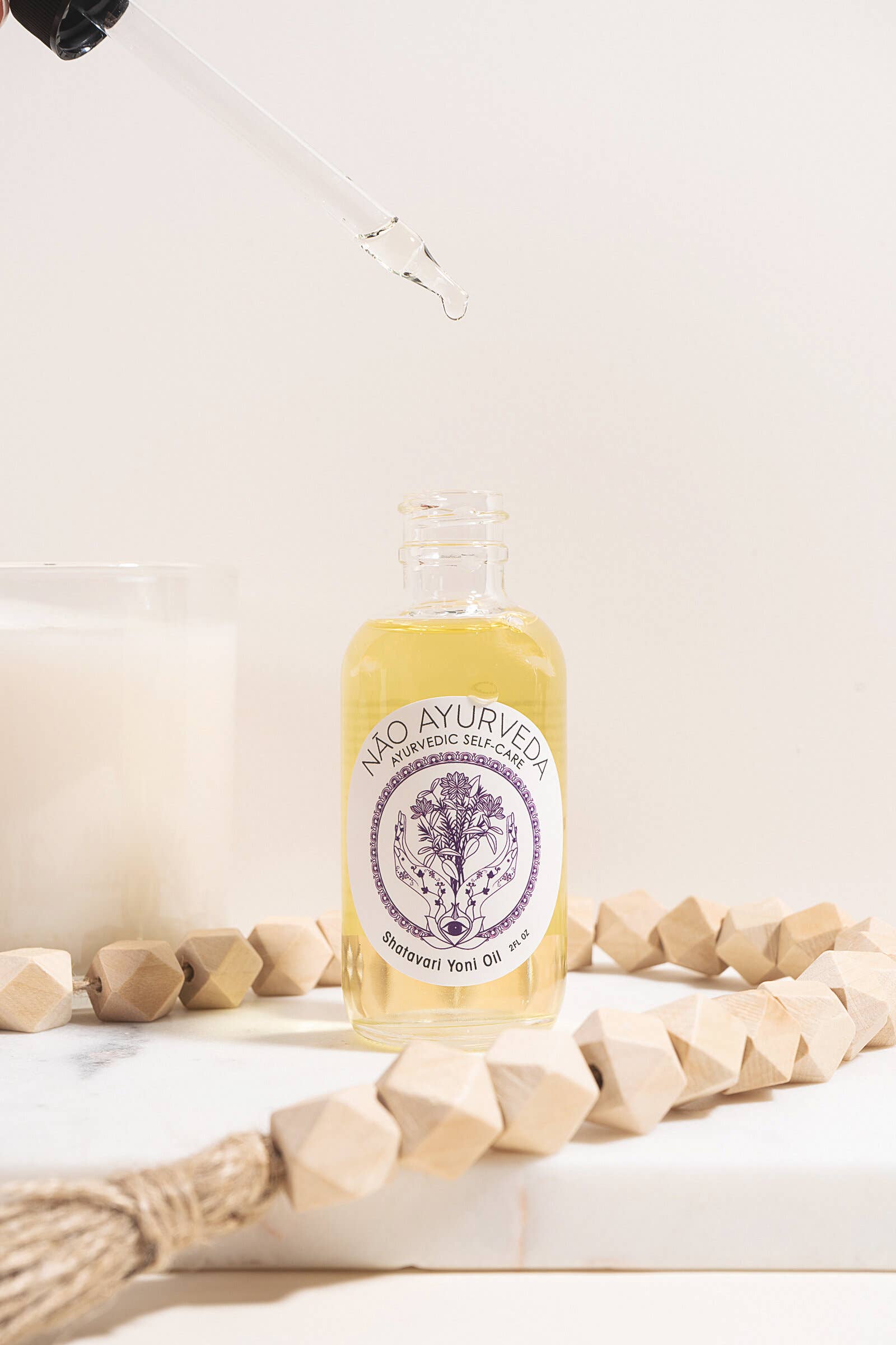 Nao Ayurveda - Wholesale Bad/lichaamsolie - Shatavari Yoni olie3