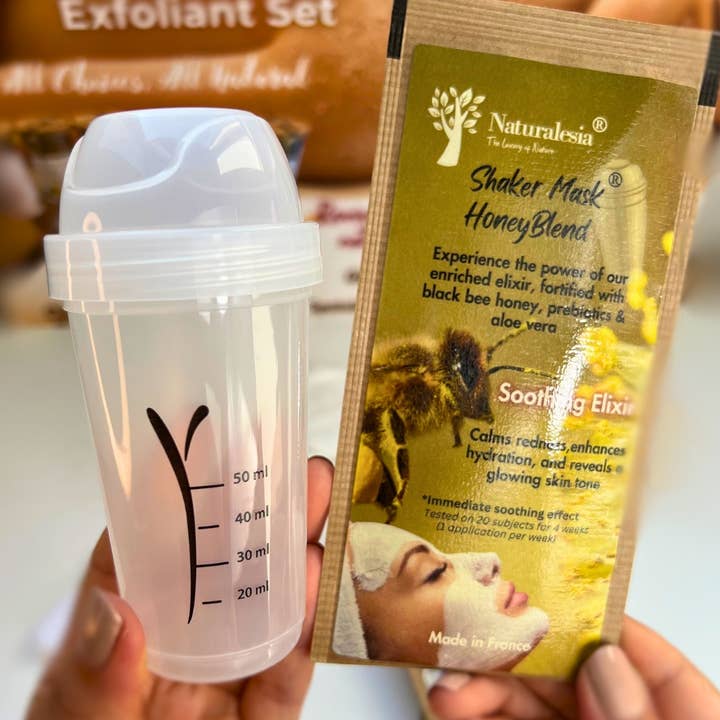 Maschera Shaker HoneyBlend® per la vendita all'ingrosso da parte di Naturalesia
