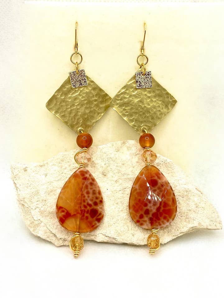 SOLARA EARRINGS UNIQUE PIECE for wholesale by DeliArt