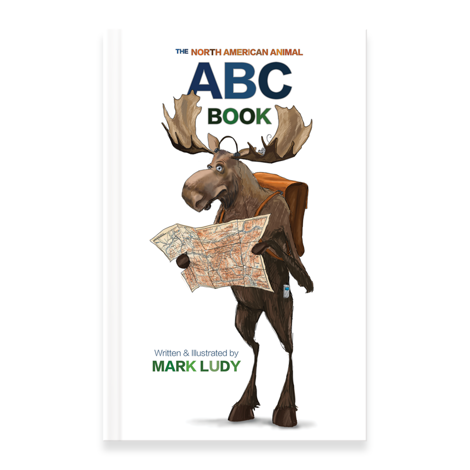 Mark Ludy Art Books & Games – Livro - Crianças por atacado – The North American ABC Book | Assinado por Mark Ludy1
