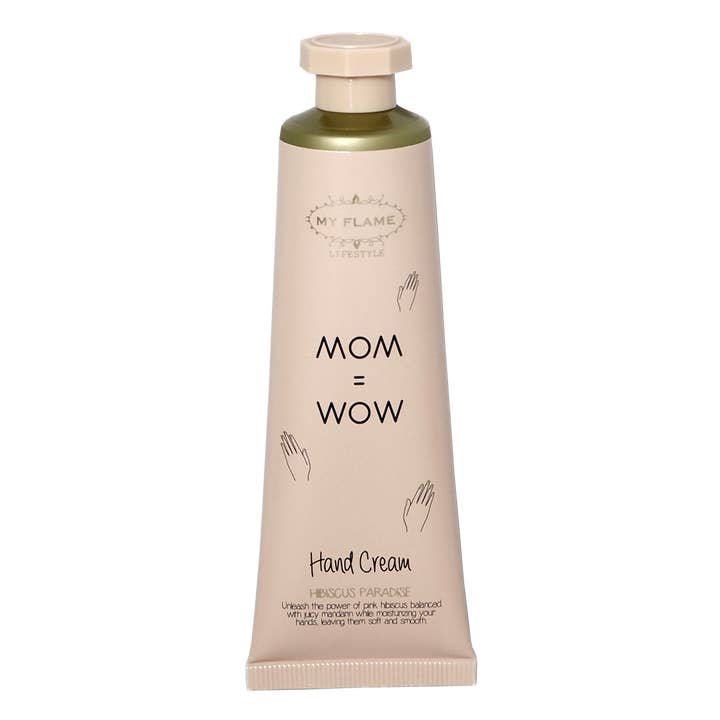 Handcrème Mom = Wow met Hibiscusgeur voor wholesale door My Flame Lifestyle
