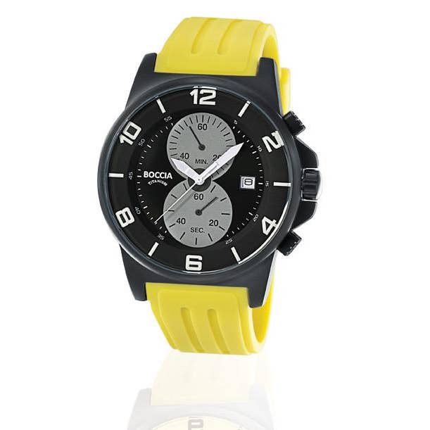 Boccia Titanium - Wholesale Wrist Watch - Men's - 3777-12 Mens Boccia id. Titanium Watch1